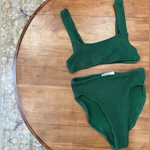 Aplomb High Waist Two-Piece | Emerald